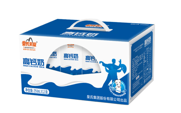 高钙奶包装箱设计欣赏(图1)