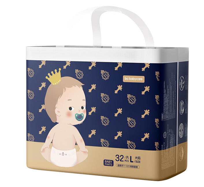 婴幼儿拉拉裤包装袋设计作品欣赏(图1)