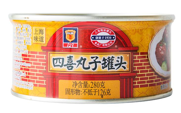 四喜丸子罐头包装如何设计(图1)