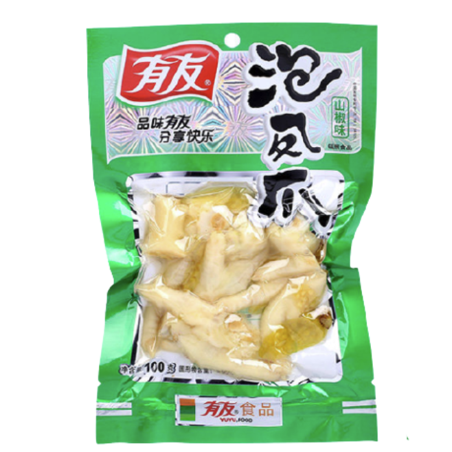泡凤爪包装袋设计作品欣赏(图1)