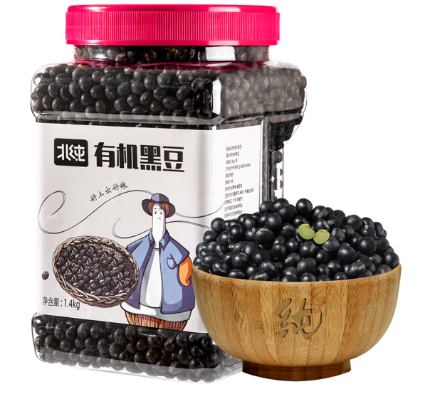 灌装有机黑豆包装如何设计(图1)