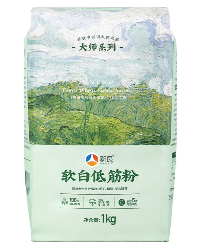低筋面粉纸袋包装设计作品欣赏(图1)