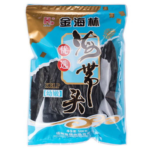 大叶干海带头包装袋设计作品欣赏(图1)