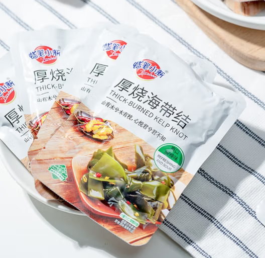 休闲零食海带结包装设计作品欣赏(图1)