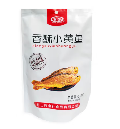 香酥小黄鱼包装袋设计作品欣赏(图1)