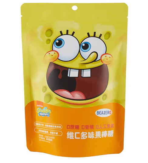 维C多味果棒糖包装设计作品欣赏(图1)