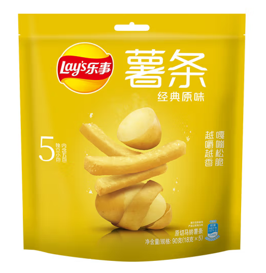 薯条包装袋设计作品欣赏(图1)