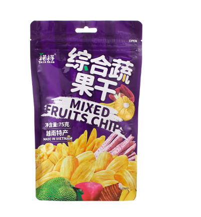 综合蔬果干包装袋设计作品欣赏(图1)