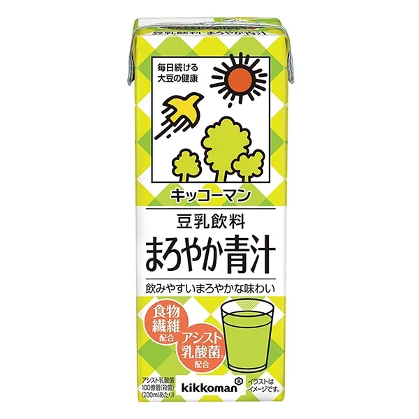 醇厚青汁豆乳饮料包装设计作品欣赏(图1)