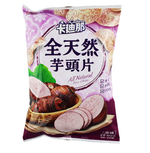 天然芋头片外包装袋设计作品欣赏(图1)