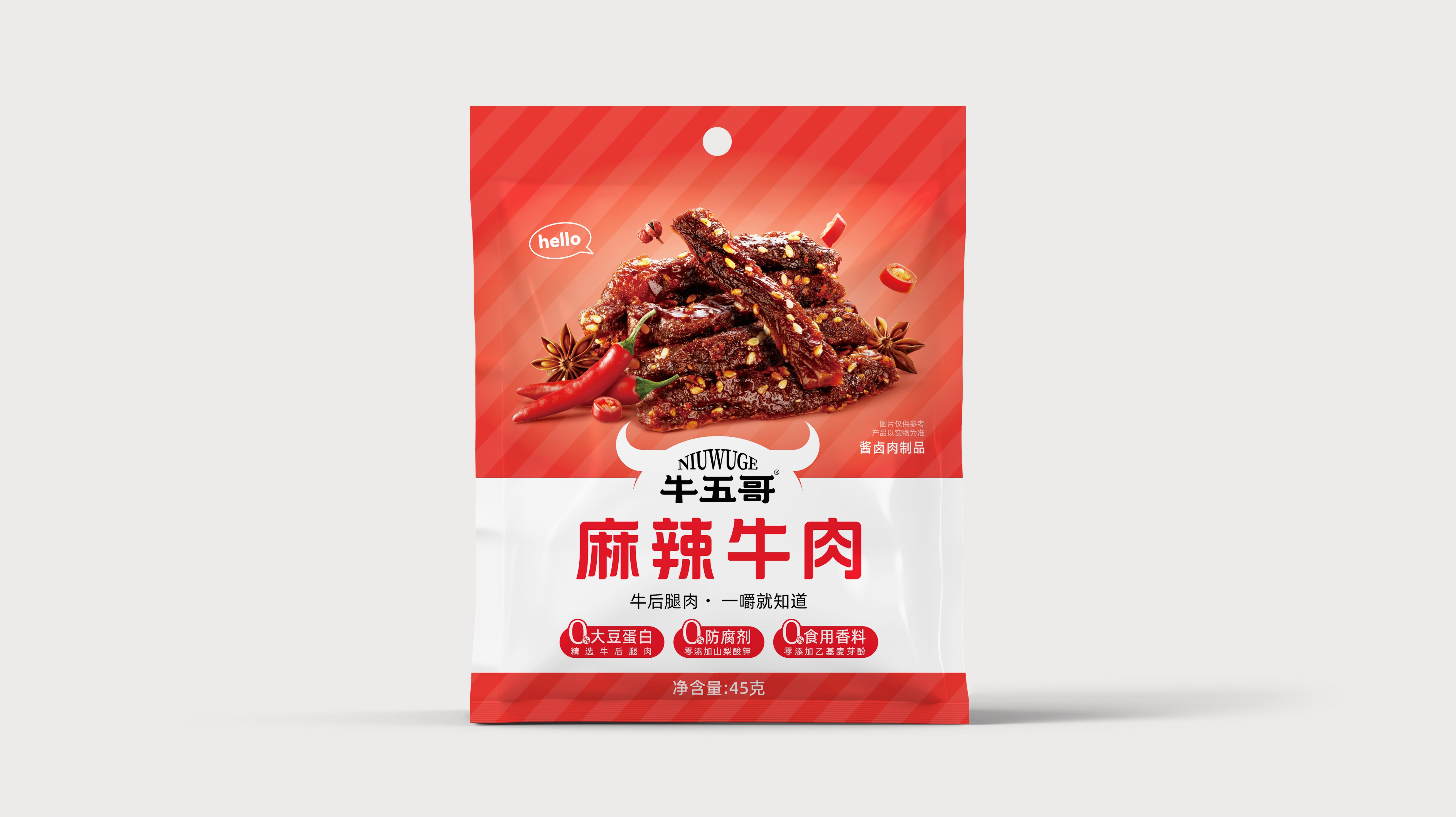 四喜案例“牛五哥”牛肉干：用包装设计撬动货架竞争力，打造高复购零食品牌(图5)