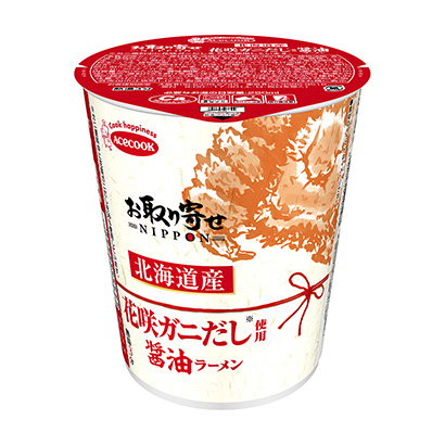 北海道花崎蟹高汤的酱油拉面(图1)