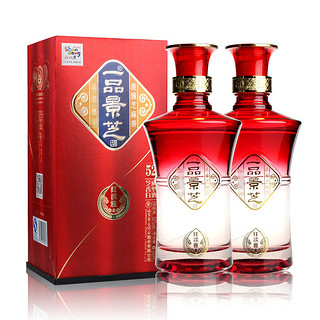 创意酒包装设计一品景芝系列红淡雅芝麻香型白酒瓶整箱装产品包装设计欣赏(图3)