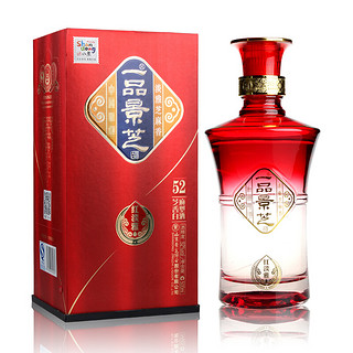 创意酒包装设计一品景芝系列红淡雅芝麻香型白酒瓶整箱装产品包装设计欣赏(图4)