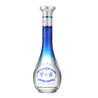 创意酒包装设计洋河梦之蓝蓝色经典浓香型白酒单瓶装产品包装设计欣赏(图6)