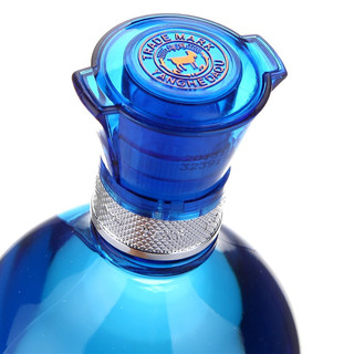 创意酒包装设计洋河 海之蓝 蓝色经典 52%vol 浓香型白酒 375ml 单瓶装产品包装设计欣赏(图6)