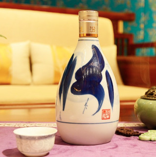 创意酒包装设计青花20 53%vol 清香型白酒 375ml＊6瓶 整箱装产品包装设计欣赏(图6)