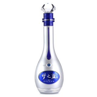 创意酒包装设计洋河 梦之蓝 蓝色经典 M9 52%vol 浓香型白酒 500ml 单瓶装产品包装设计欣赏(图3)