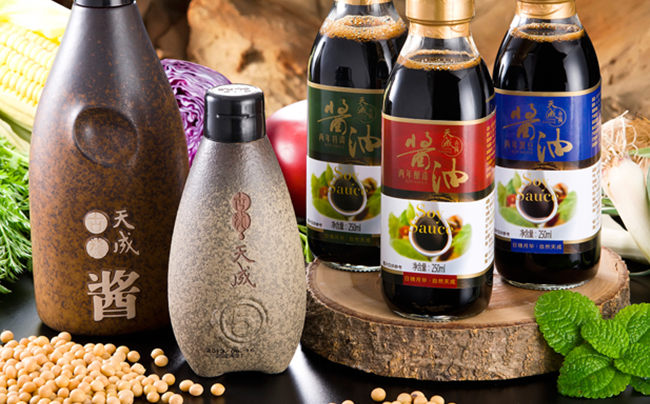 古龙天成品牌logo与食品包装设计欣赏(图3)