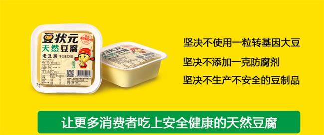 豆状元豆制品 豆状元品牌logo与食品包装设计欣赏(图2)