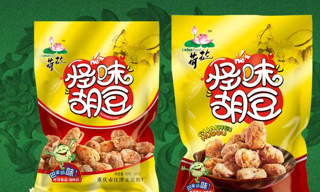荷花牌 荷花牌品牌logo与食品包装设计欣赏(图4)
