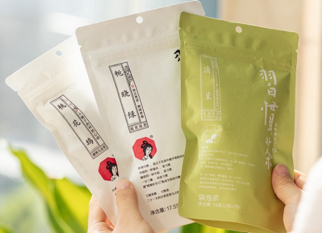 茶颜悦色品牌logo与食品包装设计欣赏(图2)