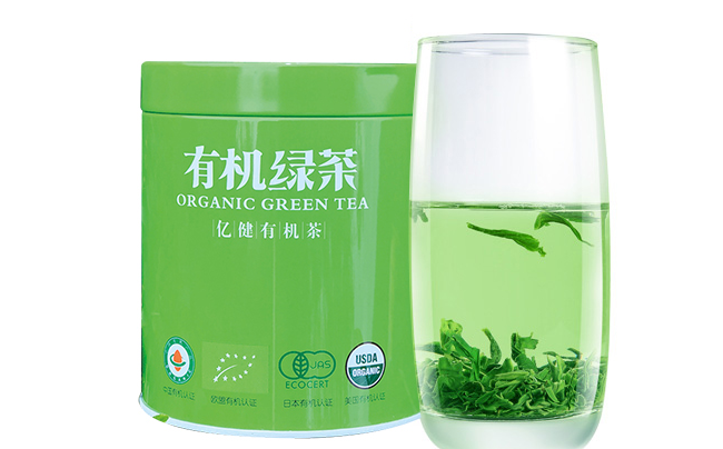 亿健有机茶 亿健有机茶品牌logo与食品包装设计欣赏(图2)