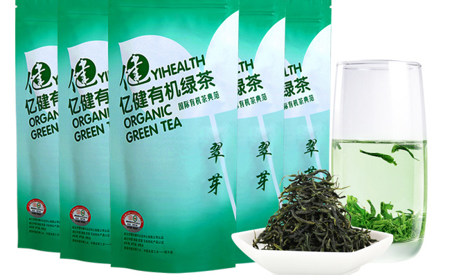 亿健有机茶 亿健有机茶品牌logo与食品包装设计欣赏(图4)