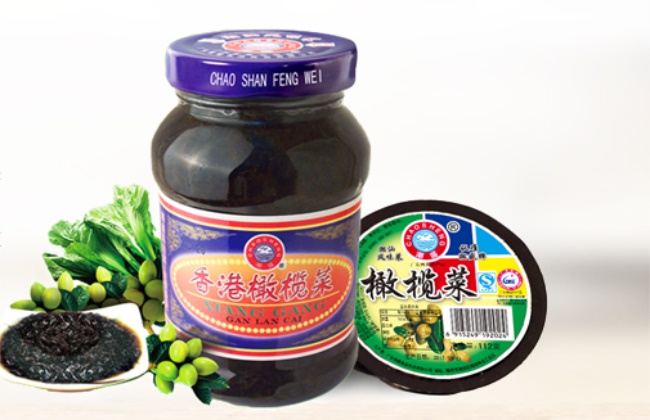 潮盛橄榄菜 潮盛品牌logo与食品包装设计欣赏(图3)