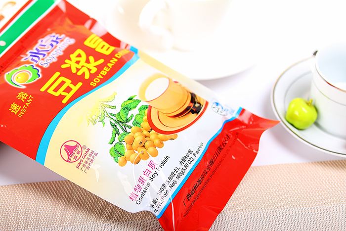冰泉Soyspring品牌logo与食品包装设计欣赏(图2)