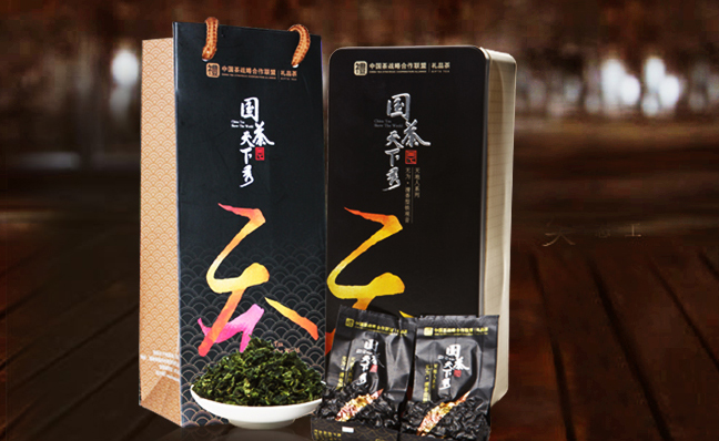 国茶天下秀品牌logo与食品包装设计欣赏(图3)