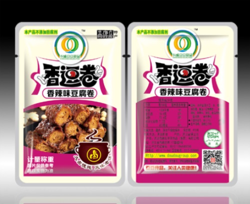 豆豆食品品牌logo与食品包装设计欣赏(图2)