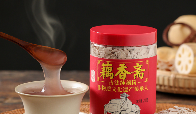 藕香斋品牌logo与食品包装设计欣赏(图4)