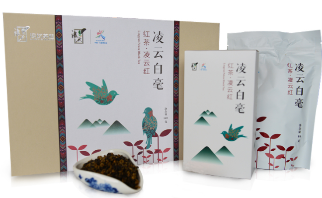浪伏茶业 浪伏茶业品牌logo与食品包装设计欣赏(图2)
