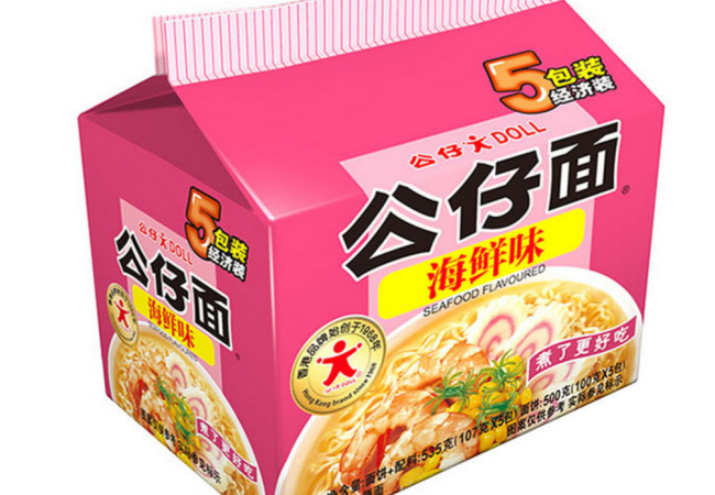 公仔面品牌logo与食品包装设计欣赏(图2)