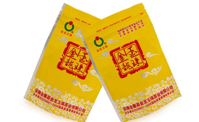 金龙玉珠品牌logo与食品包装设计欣赏(图2)