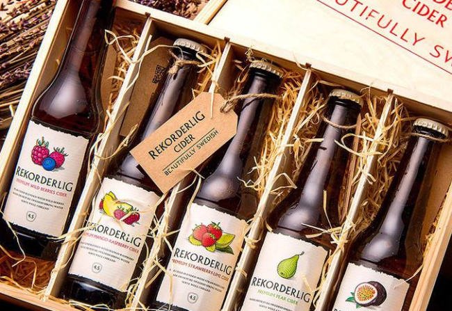 瑞可德林酒 REKORDERLIG瑞可德林食品包装设计欣赏(图2)