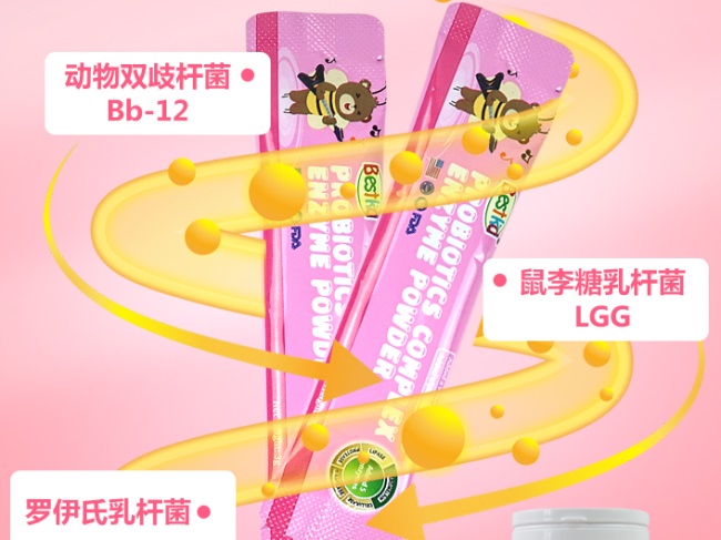 贝斯凯益生菌食品包装设计欣赏(图2)