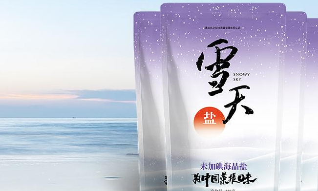 Xuetian雪天食盐食品包装设计欣赏(图2)
