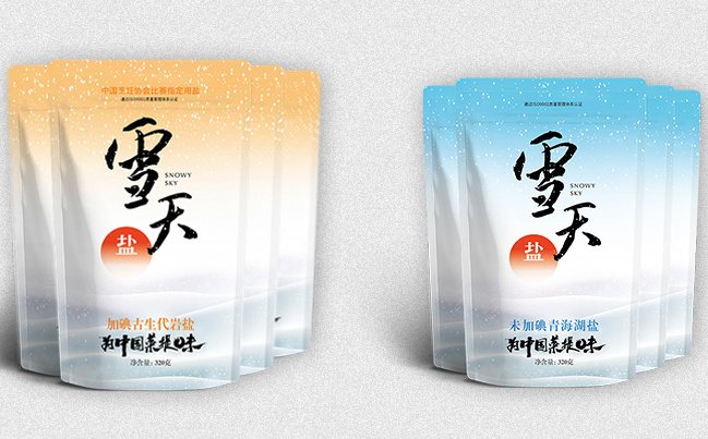 Xuetian雪天食盐食品包装设计欣赏(图3)