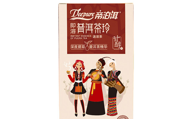 Deepure帝泊洱食品包装设计欣赏(图4)