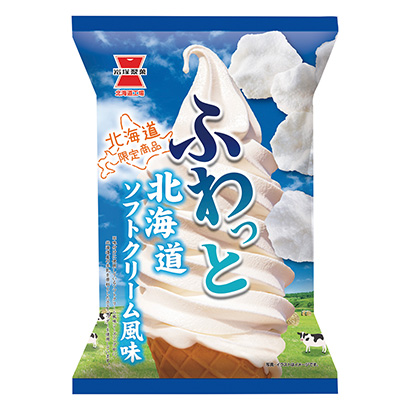 包装创意设计欣赏轻轻地北海道冰淇淋风味岩冢制菓(图1)