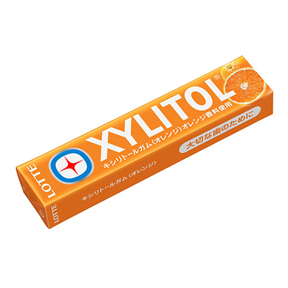 包装设计公司推荐木糖醇口香糖橙子乐天包装设计欣赏(图1)