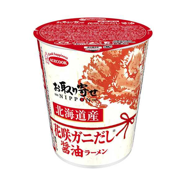 食品包装设计欣赏订购北海道产开花蟹高汤酱油拉面王牌厨师包装设计欣赏(图1)