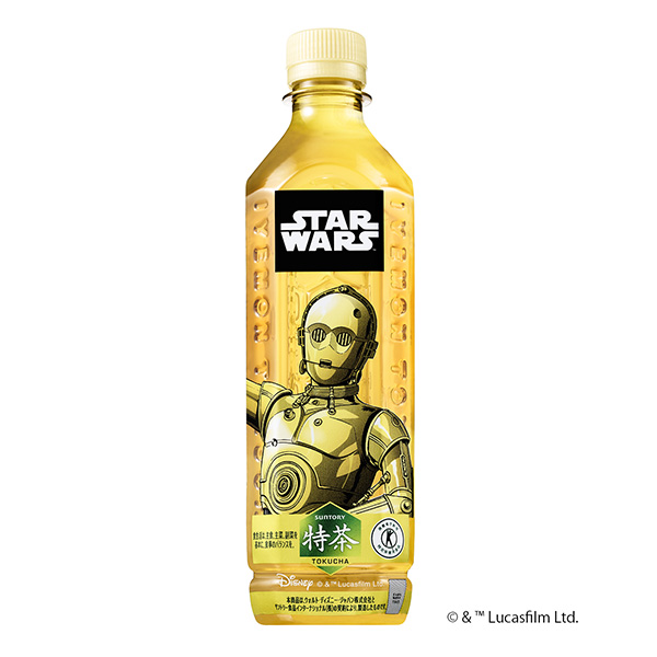 食品包装设计欣赏三得利绿茶伊右卫门特茶特定保健用食品星球大战包装设计欣赏(图1)