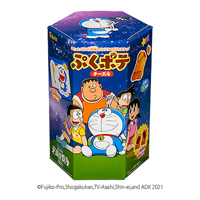 包装设计公司推荐哆啦梦土豆奶酪味东鸽包装设计欣赏(图1)