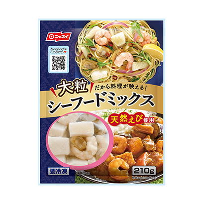 包装设计公司推荐冷冻大粒海鲜混合料日本水产包装设计欣赏(图1)