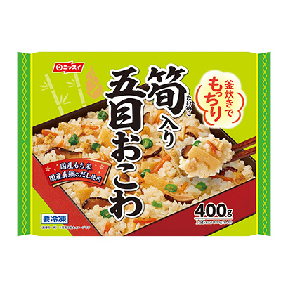 包装设计公司推荐冷冻竹笋什锦饭日本水产包装设计欣赏(图1)