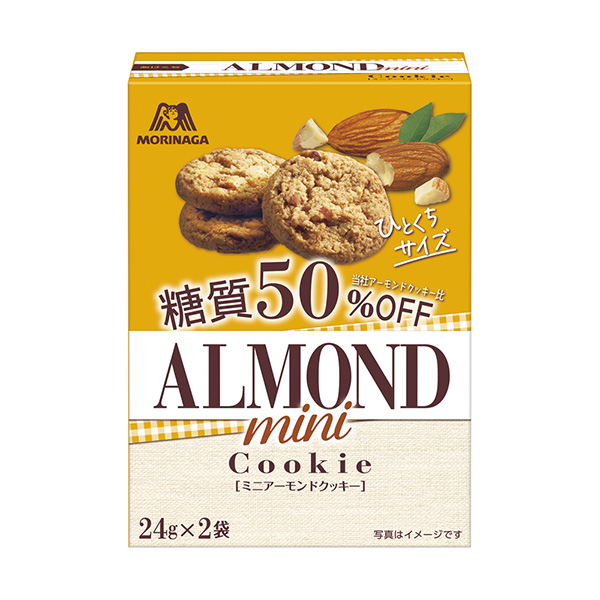 食品包装设计欣赏杏仁饼干糖质关森永制果包装设计欣赏(图1)