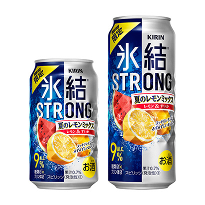 包装设计公司推荐麒麟冰结锶夏季柠檬混合料限时麒麟啤酒酒类包装设计(图1)
